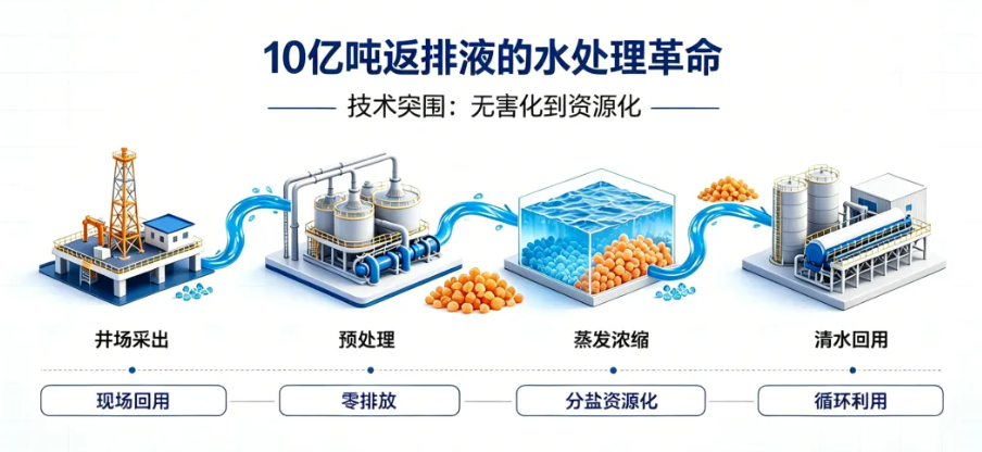 10億噸壓裂返排液困局：從“廢水”到“資源”的破局之路